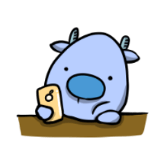 [LINEスタンプ] Blue Deer