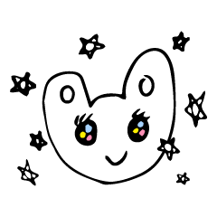 [LINEスタンプ] Round Bunnies Twogether_Eng ver.