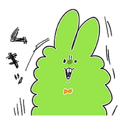 [LINEスタンプ] わたうさクン