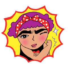[LINEスタンプ] Nasty Woman