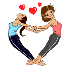 [LINEスタンプ] Kru Saa Yoga