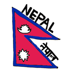 [LINEスタンプ] ネパール語ネコさん