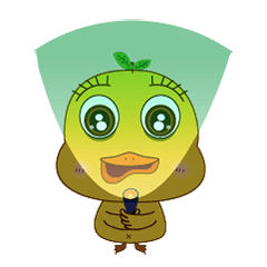 [LINEスタンプ] Yellow hair duck