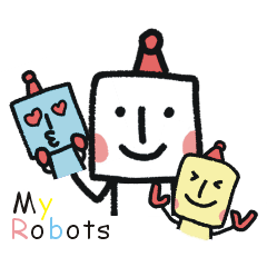 [LINEスタンプ] My robots