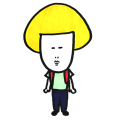 [LINEスタンプ] キノコくんの日常会話