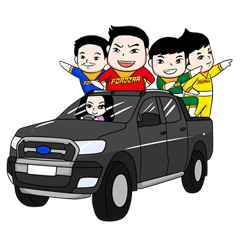[LINEスタンプ] FORDZAATEAM