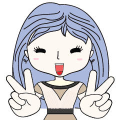 [LINEスタンプ] Aquamarine