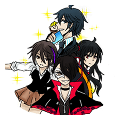 [LINEスタンプ] 個性豊かな探索者たち