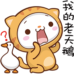 [LINEスタンプ] Ding Ding with new clothes！