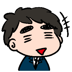 [LINEスタンプ] 眉毛のまーくん