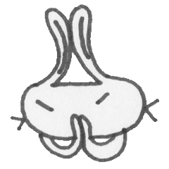 [LINEスタンプ] つり目うさぎのしろたさん2