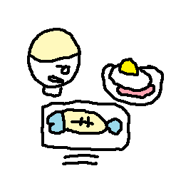 [LINEスタンプ] 朝食だよ