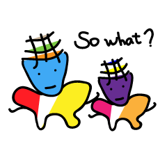[LINEスタンプ] foot print man - truth or dare