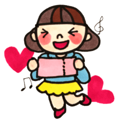 [LINEスタンプ] ミュージック好きのおんなのこスタンプ