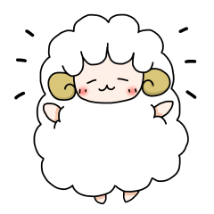 [LINEスタンプ] 夢ヒツジ