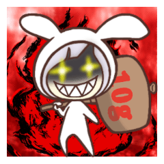 [LINEスタンプ] モジョうさ