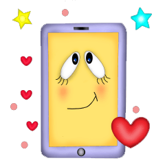 [LINEスタンプ] Sweety the Smartphone