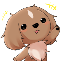 [LINEスタンプ] 犬のチョコくん その2