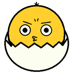 [LINEスタンプ] ヒヨコのぴーちゃん