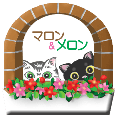 [LINEスタンプ] マロンとメロンの日常(基本はゆるい挨拶編)