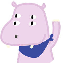 [LINEスタンプ] Mr.Hippo (Eng version)