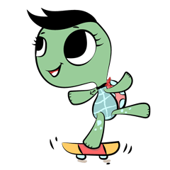[LINEスタンプ] Shelly The Tomboy Turtle