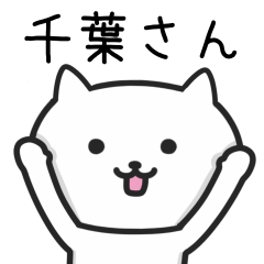 [LINEスタンプ] 千葉さんが使うネコのスタンプの画像（メイン）