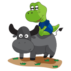 [LINEスタンプ] Dino Khon Kaen