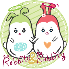 [LINEスタンプ] Rabbito ＆ Rabbityの画像（メイン）