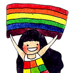 [LINEスタンプ] PLUDDIE's Rainbow