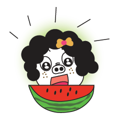 [LINEスタンプ] A Little Pig named Nippi Daily Animatedの画像（メイン）