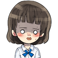 [LINEスタンプ] スマート少女