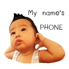 [LINEスタンプ] Happy baby (Phone)