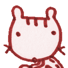 [LINEスタンプ] きょとんシマリスのしまださん