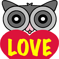 [LINEスタンプ] フクロモモンガ Wubao2
