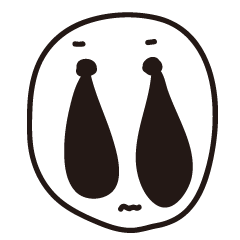 [LINEスタンプ] Crying face