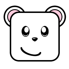 [LINEスタンプ] Cute Face and Polar bear