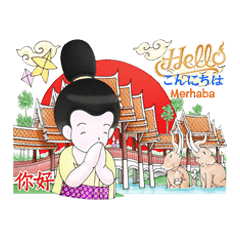 [LINEスタンプ] アンちゃん (Anne the Little Girl)