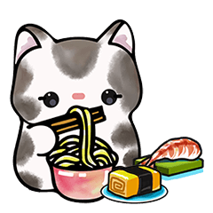 [LINEスタンプ] David The Cat: Cat's Restaurant vol.1