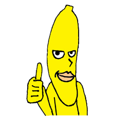 [LINEスタンプ] バナナの妖精バナナマン3の画像（メイン）