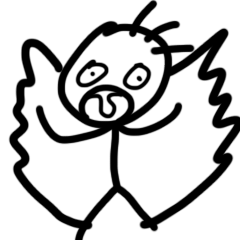 [LINEスタンプ] Mr.three hair
