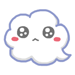 [LINEスタンプ] The clouds in the sky