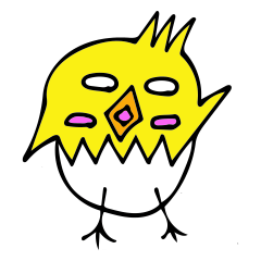 [LINEスタンプ] 田舎のヒヨコ