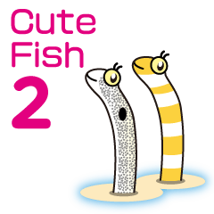 [LINEスタンプ] Cute Fish 2の画像（メイン）