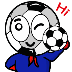 [LINEスタンプ] Nong Football (English)