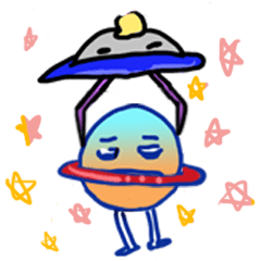 [LINEスタンプ] Fake alien