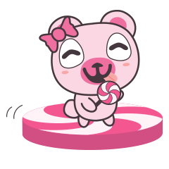 [LINEスタンプ] Beary Pink the Bear