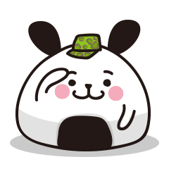[LINEスタンプ] Whity disguised as a rabbit