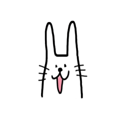 [LINEスタンプ] 寸胴うさぎ1