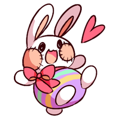 [LINEスタンプ] Q Rabbits